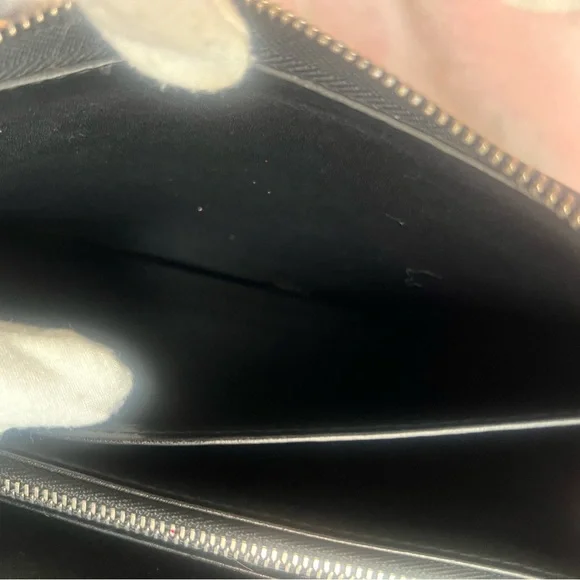 Louis Vuitton Classic Black leather zippy wallet organizer - Picture 14 of 16